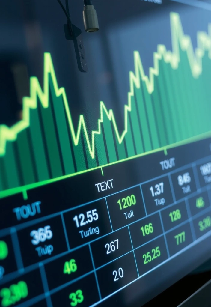 Financial chart focus